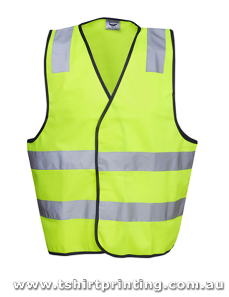 W123V Blue Whale Hi-Vis Safety Vest(day/night H pattern)